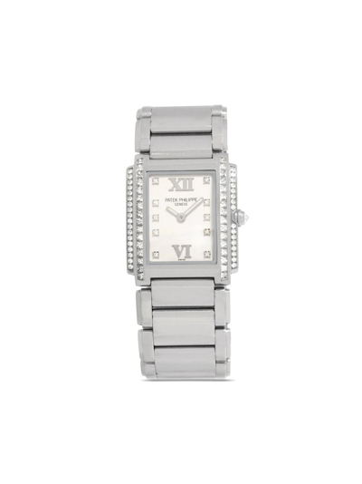 Pre-owned Patek Philippe  Twenty 4 25mm In White