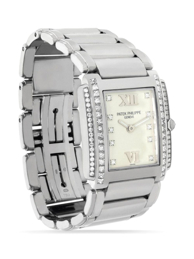 Pre-owned Patek Philippe  Twenty 4 25mm In White