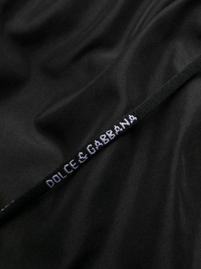 Shop Dolce & Gabbana Logo-plaque Swim Shorts In Black