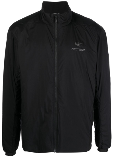 Shop Arc'teryx Atom Lt Zip-up Jacket In Black