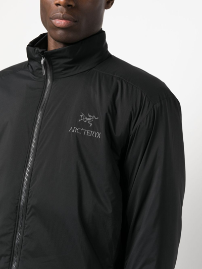 Shop Arc'teryx Atom Lt Zip-up Jacket In Black