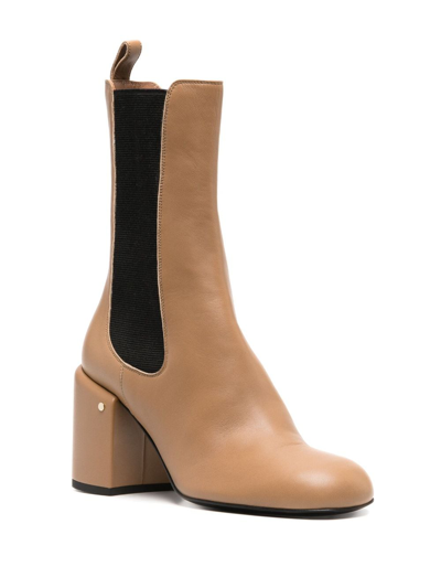 Laurence Dacade Ellen 85mm Ankle Boots In Neutrals
