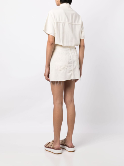 Rag & Bone Featherweight Lilah Mini Dress In Neutrals