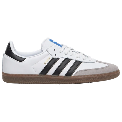 Shop Adidas Originals Mens  Samba In White/gray/black