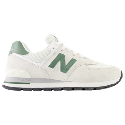 Shop New Balance Mens  574 Rugged In White/green