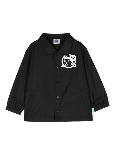 Shop Billionaire Boys Club Logo-print Long-sleeve Jacket In Black