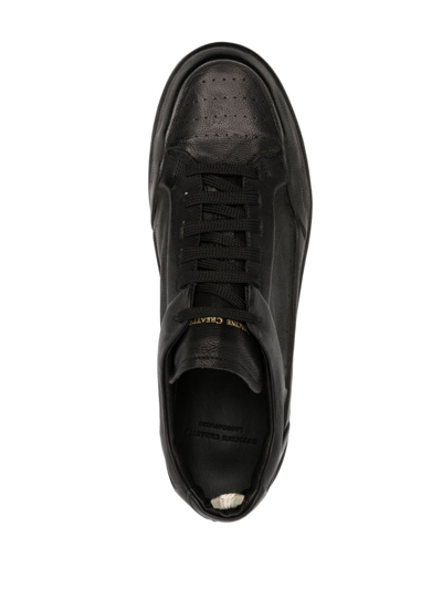 Shop Officine Creative Ace 016 Leather Sneakers In Black