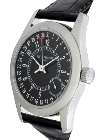 Pre-owned Patek Philippe 2016  Calatrava 37mm In Black