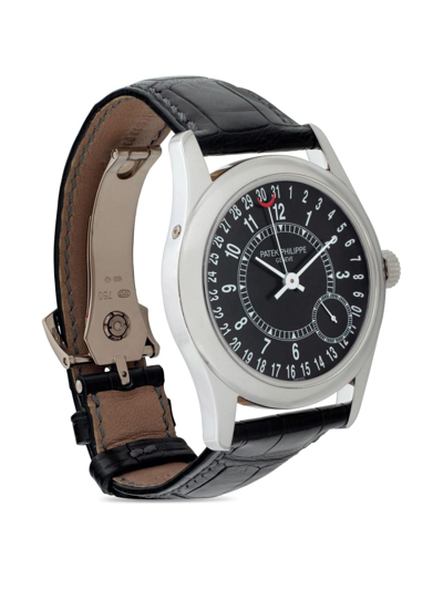 Pre-owned Patek Philippe 2016  Calatrava 37mm In Black