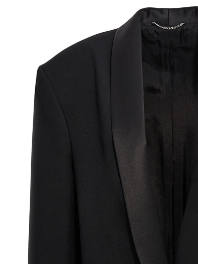 Shop Magda Butrym Tuxedo Blazer In Black