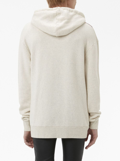 Shop Jw Anderson Photograph-print Cotton Hoodie In Neutrals