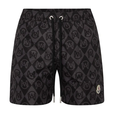 Shop Moncler Mare Swimming Shorts In S99