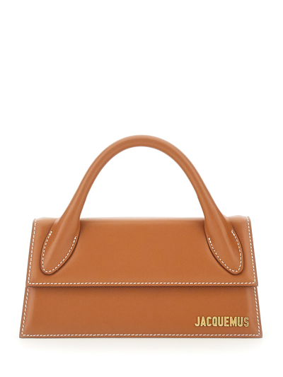 Shop Jacquemus La Chiquito Long Bag In Brown