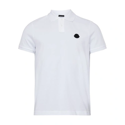Shop Moncler Short Sleeved Polo In 001