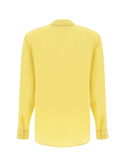 Shop Gucci Shirt In Yellows Iris/mix