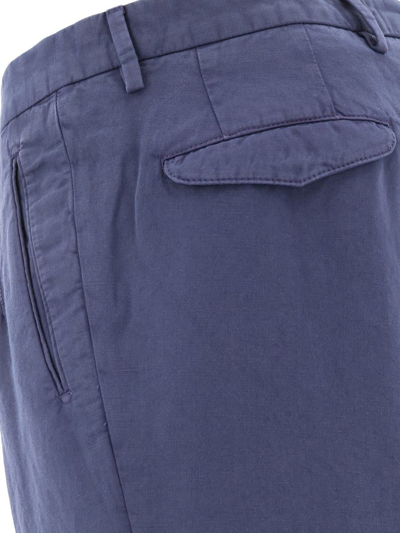 Shop Briglia 1949 "cernobbio" Trousers In Light Blue