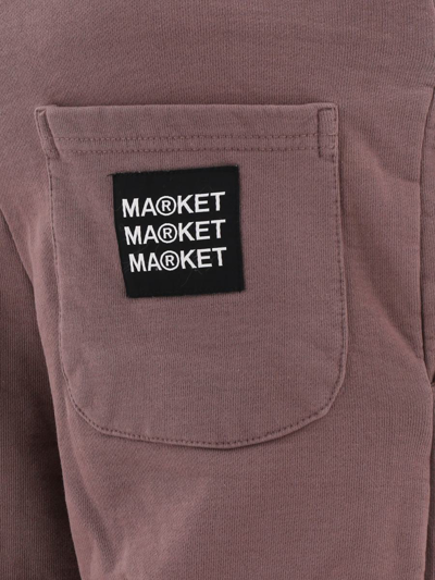 Shop Market "script" Joggers In Brown