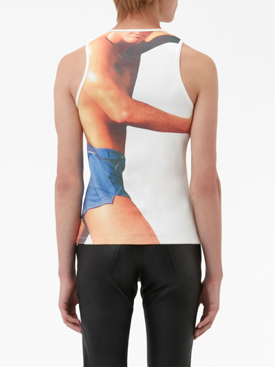 Shop Jw Anderson Photograph-print Tank Top In White