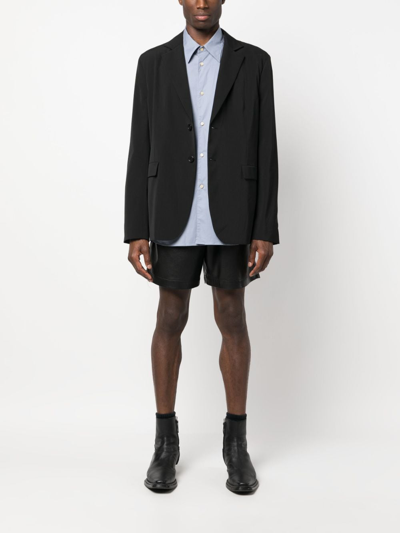 Shop Acne Studios Single-breasted Notched Blazer In Black