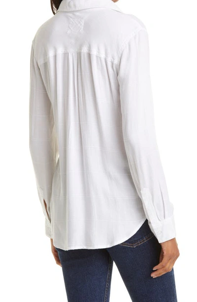 Rails Hunter Button-up Shirt In Ivory Checkdnu