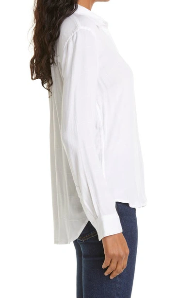 Rails Hunter Button-up Shirt In Ivory Checkdnu