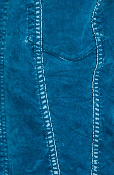 Shop Versace Medusa Stretch Crushed Velveteen Jacket In 1uf90-dark Teal