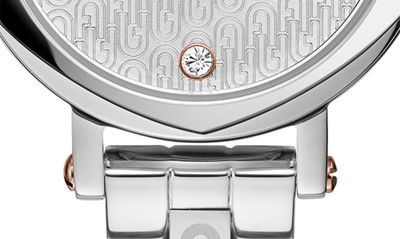 Shop Furla Shape Bracelet Watch, 30mm In Silver/ Silver/ Silver