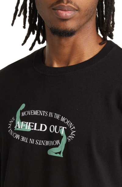 Shop Afield Out Movement Graphic T-shirt In Black