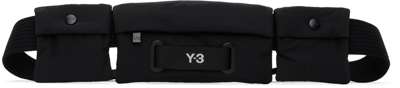 Shop Y-3 Black Utility Belt Bag
