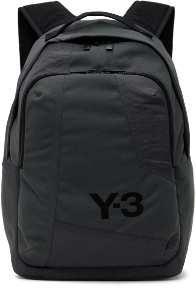 Shop Y-3 Gray Classic Backpack In Dgh Solid Grey