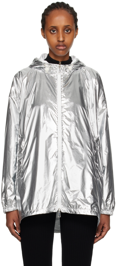Shop Moncler Silver Jubba Reversible Jacket In M93 Silver