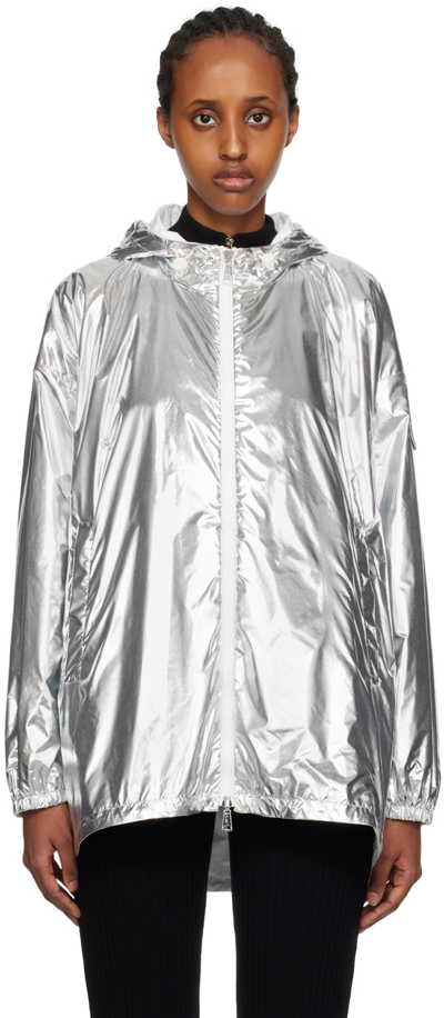 Moncler Silver Jubba Reversible Jacket In M93 Silver