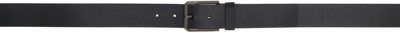 Shop Hugo Black Pin-buckle Belt In 001 - Black