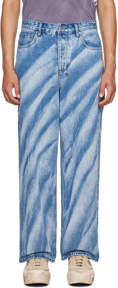 Shop Ksubi Blue Maxx Kaos Jeans In Denim
