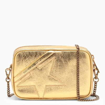 Shop Golden Goose Deluxe Brand | Gold Star Shoulder Bag In Metal