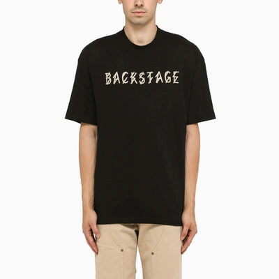 Shop 44 Label Group Regular Black Backstage T-shirt