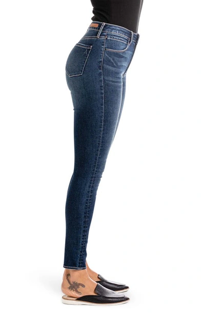 Shop Articles Of Society Hilary Ankle Crop Skinny Jeans In Canal