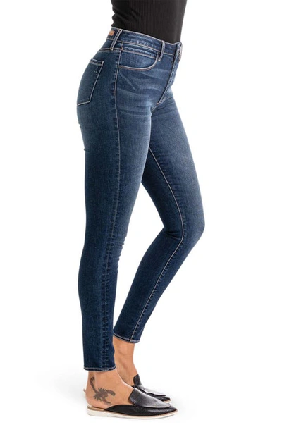 Shop Articles Of Society Hilary Ankle Crop Skinny Jeans In Canal