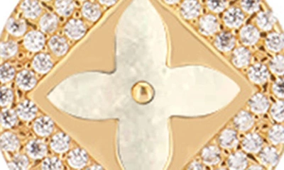 Gabi Rielle Quatrefoil Drop Y-necklace In Gold