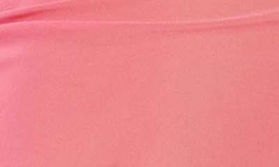 Afrm Zadie Mesh Turtleneck Top In Azalea Pink