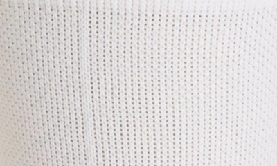 Item M6 Pique Compression Crew Socks In White