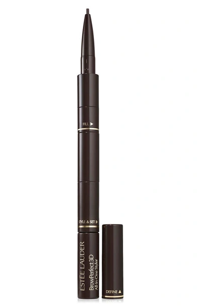 Shop Estée Lauder Browperfect 3d All-in-one Styler Multi-tasker In Blackened Brown