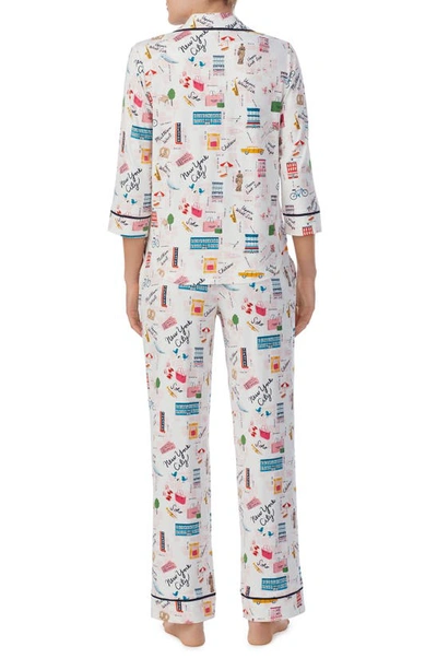 Shop Kate Spade Print Pajamas In White Multi
