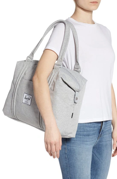 Shop Herschel Supply Co Strand Duffle Bag In Light Grey Crosshatch