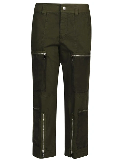 Shop Seafarer Delta Zipped Trousers In Green