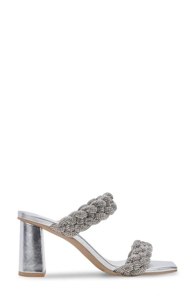 Shop Dolce Vita Paily Embellished Sandal In Crystal Rhinestone