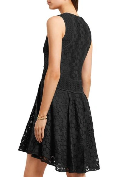 Shop Diane Von Furstenberg Fiorenza Cady-trimmed Crocheted Lace Dress