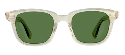 Shop Garrett Leight Calabar 2062 Ch/sfpgn Square Sunglasses In Green