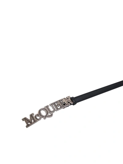 Shop Alexander Mcqueen Belts In Black