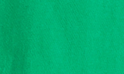 Shop Adidas Originals Essentials Embroidered Trefoil Cotton T-shirt In Green